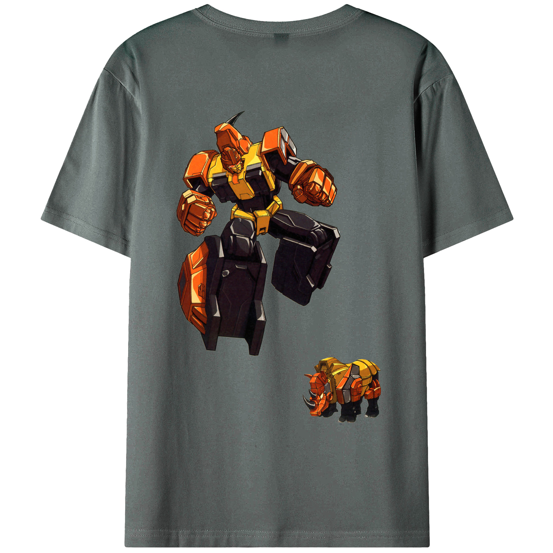 （画像用）  綿100％ メンズ半袖Tシャツ（バックプリント） 通気性